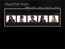 Tablet Screenshot of magidhairstudio.com